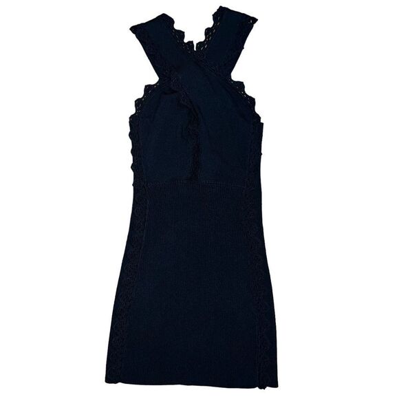 Alice McCall Addicted to Love ribbed bodycon mini dress LBD NWT Size 6 - Picture 6 of 14